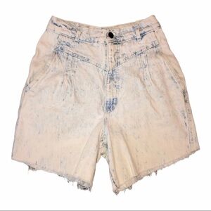 Vintage SUNSET BLUES High Waist Acid Wash Shorts